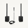 HK Audio POLAR 15 MK2 Pair + Shure SM58 + K&M 260/1 + Hosa XLR Complete Live PA Set