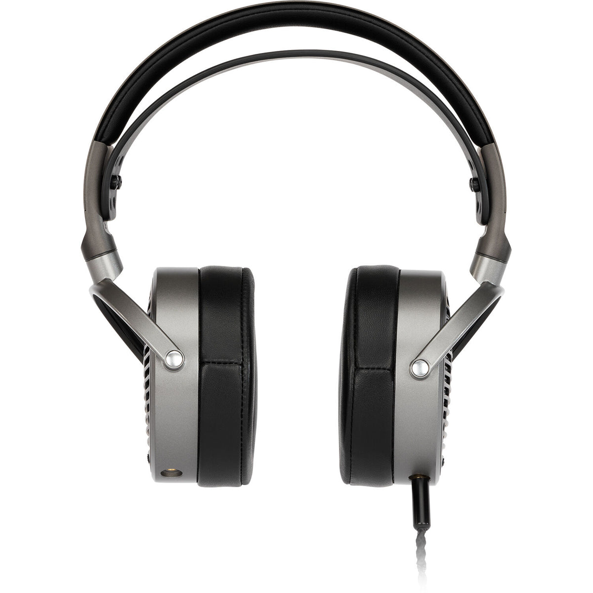 Audeze MM-100 studio headphones with over-ear design and plush ear cushions, shown on a neutral background.