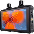 Hollyland Mars M1 Enhanced video monitor with large screen and control buttons, used for professional video production.