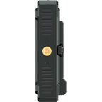 Hollyland Pyro S wireless video receiver connected to camera setup, compact black wireless video system for professional filmmaking.