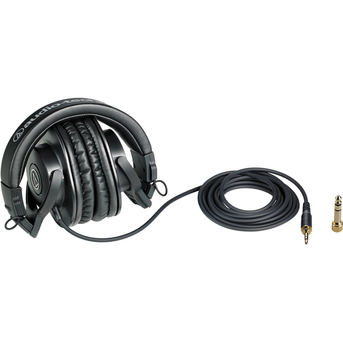 Audio-Technica ATH-M30x studio headphones, folded with detachable cable