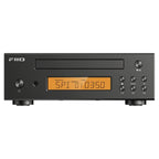 FiiO DP11 black front panel with amber LCD display and CD tray