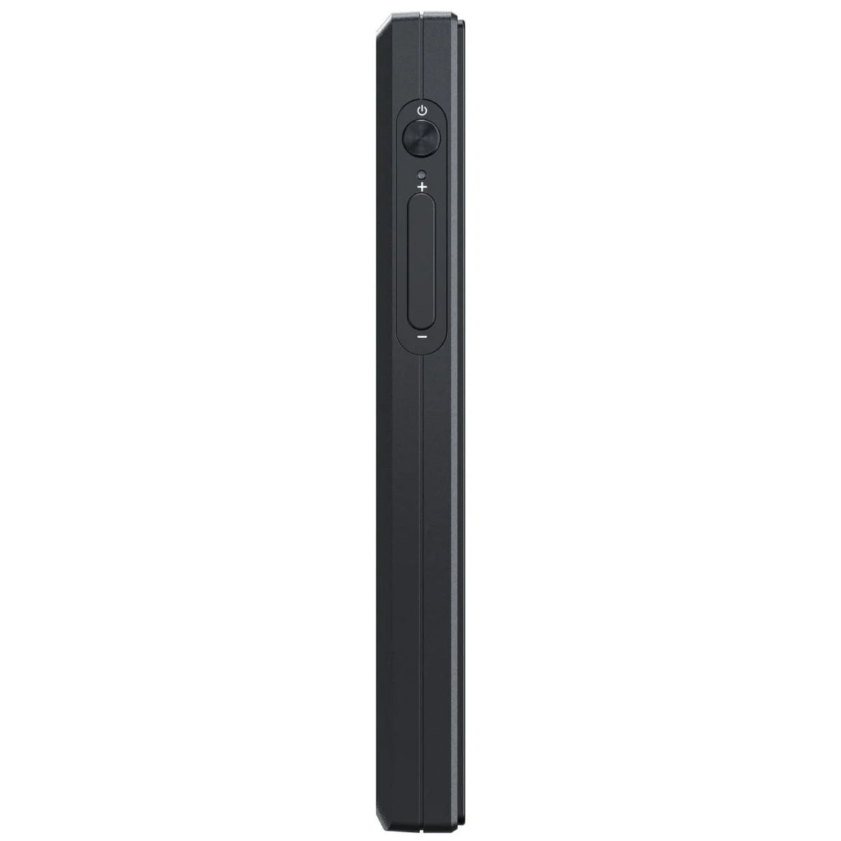 FiiO JM21 portable music player, black edge view