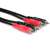 Hosa CRA-200 Dual RCA – Dual RCA Stereo Anschlusskabel