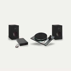 Rega Planar 3 + Nd3 + Brio MK7 + DALI Opticon 2 MK2 Vinyl System – Speaker Finish Black Satin